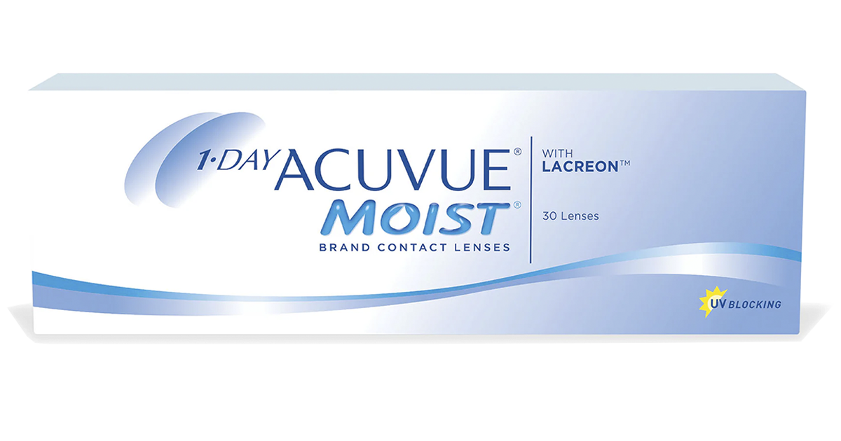 1-DAY ACUVUE MOIST caja 30 lentes