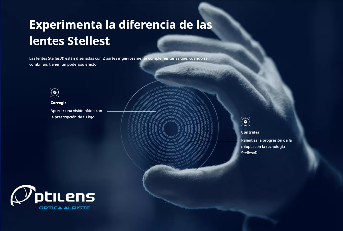 ESSILOR STELLEST Lentes para control de la miopia en niños