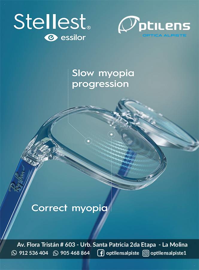 ESSILOR STELLEST Lentes para control de la miopia en niños